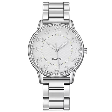 Elegant Dress Mesh Belt Rhinestones Quartz Watches Luxury Bracelet Quartz Watches for Women BusinessClock Relogio Feminino - The Jewellery Supermarket